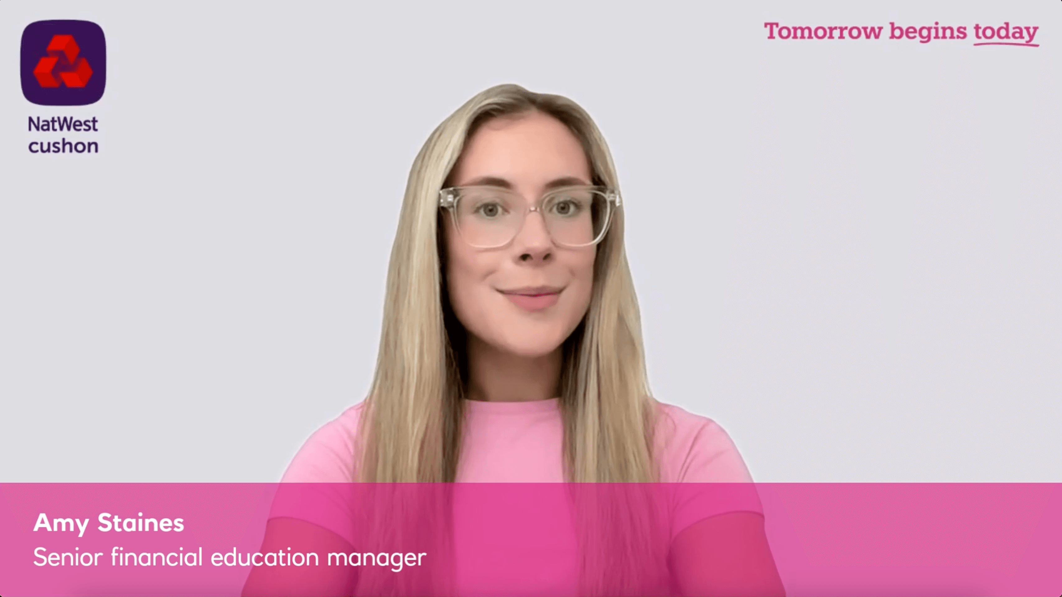 Amy Staines, Senior financial education manager